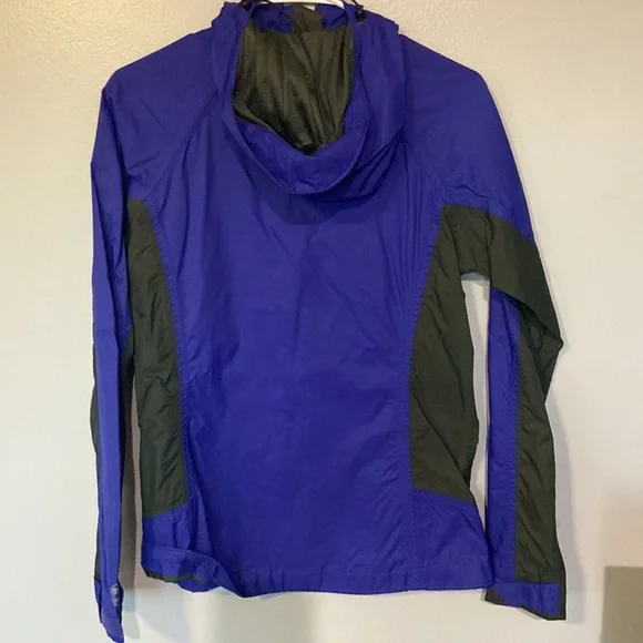 Columbia Omni Tech RainJacket Womens Sm Blue Waterproof Lightweight Hood Outdoor - Picture 4 of 17